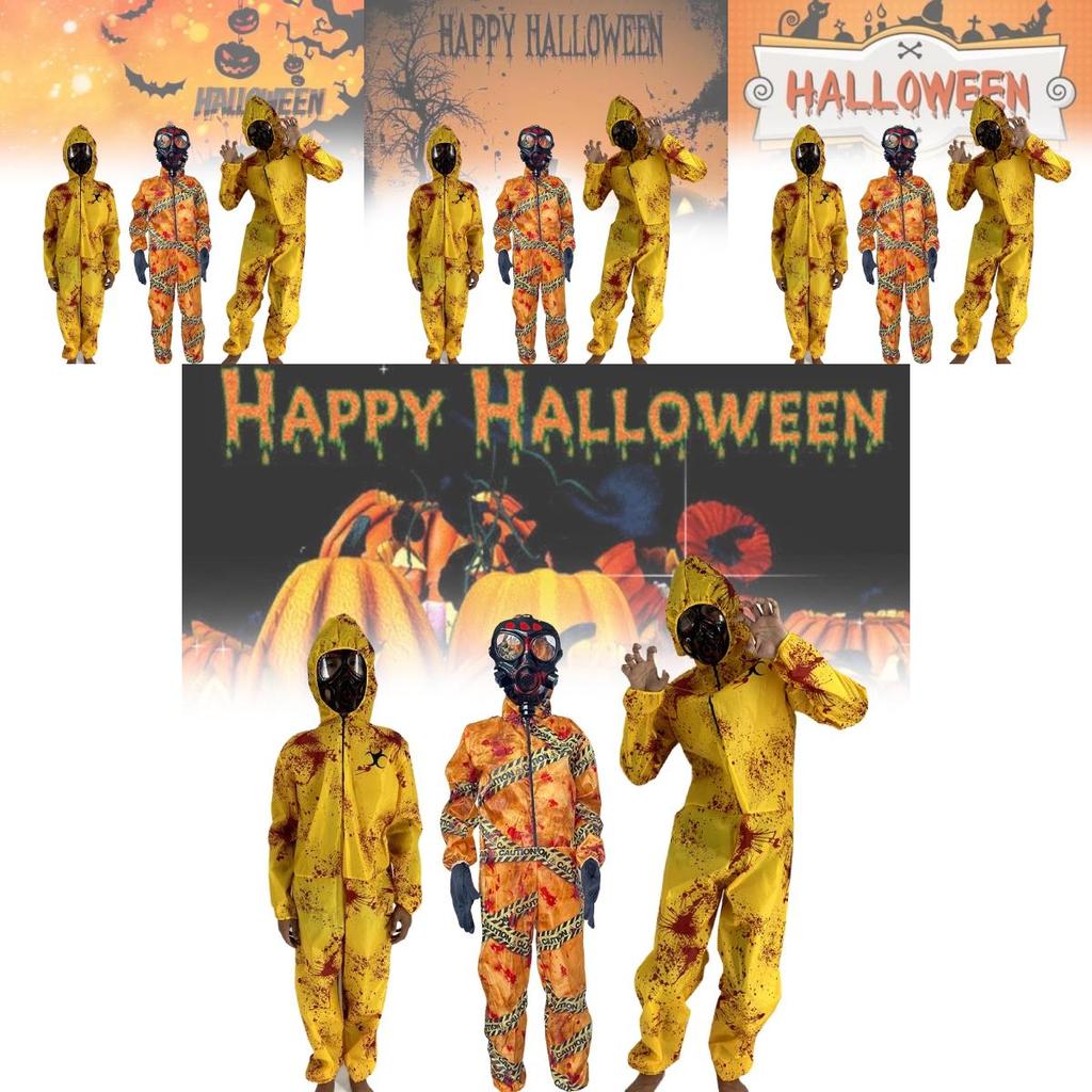 Adult And Kids Cosplay Costume Stylish Zombie Crisis Biohazard Outfit For Parties