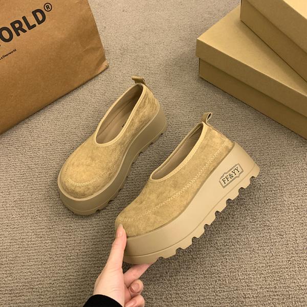 

Мода Женские Кроссовки Корейские Женские Туфли Платформа Розы Мода Слипоны 2025 Толстая Подошва Ретро Лоферы Неглубокие Женские Кроссовки С П 35