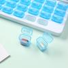 New Hot Premuim Portable 31 Day Monthly Pill Organizer Storage Case Box Holder for Daily Medicine Vitamin Fish Oils Supplement