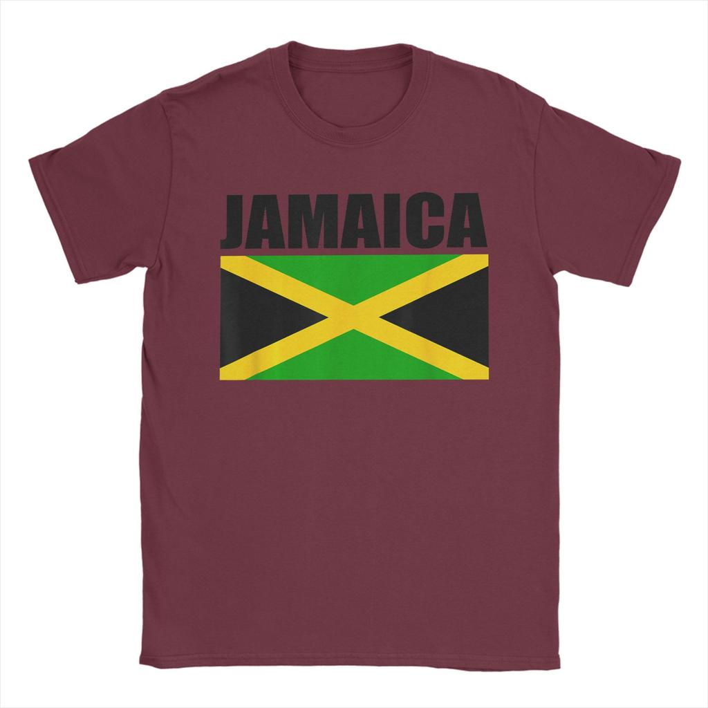 Jamaican Flag Love Jamaica T Shirt Unisex Y2K Casual Cotton TShirts Summer O Neck Hipster Tee Shirt Printed Oversized Clothes