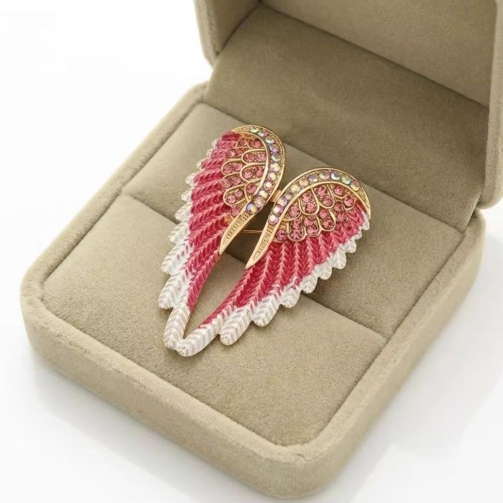 Angel Wings Design Brooch Pin Hand-Made Enamel Lapel Pin Brooch New Angel Wings Brooch Women