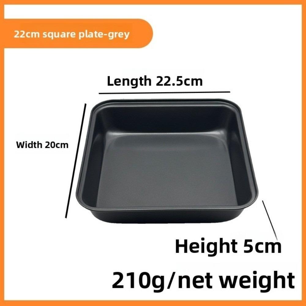 22cm 25cm 27cm Square Cake Pan Rust-resistant Lasagna Cooking Pan New Cake Baking Mold  Kitchen Use