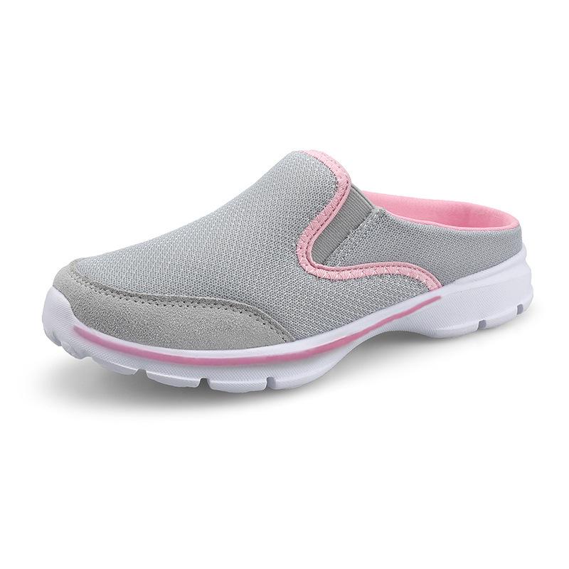 2025 Summer Unisex Plus Size Casual Mesh Half-Slipper Sandals