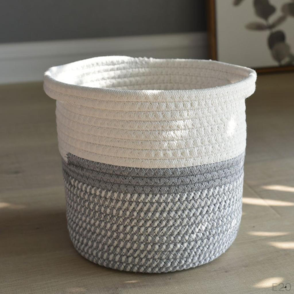 Rope Laundry Large Dirty Clothes Bag Storage Bucket Washing Basket for Diaper