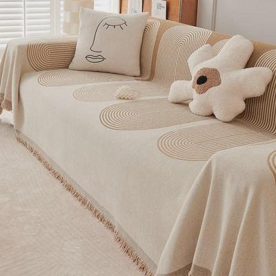 All-Season Universal Sofa Cover Blanket - Simple Ins Style, Full Cover, Dustproof