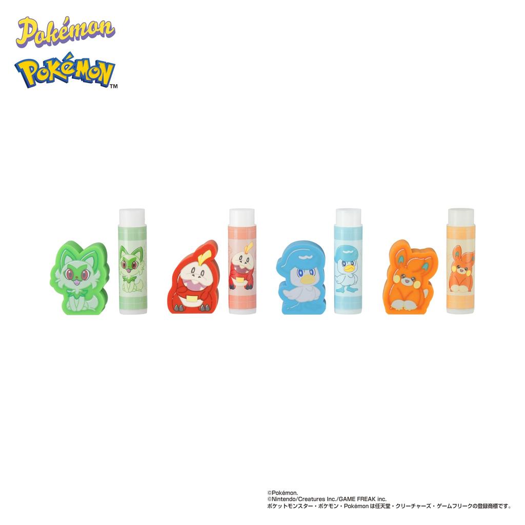 Race Pokemon Lip Balm with Mascot Pamo Ages 6 and up Cosmetics Accessories