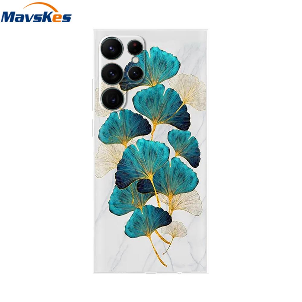 For Samsung Galaxy S22 Case S22 Ultra Transparent TPU Soft Silicon Cover For Samsung S22 Plus GalaxyS22+ Back Cases Phone Bumper