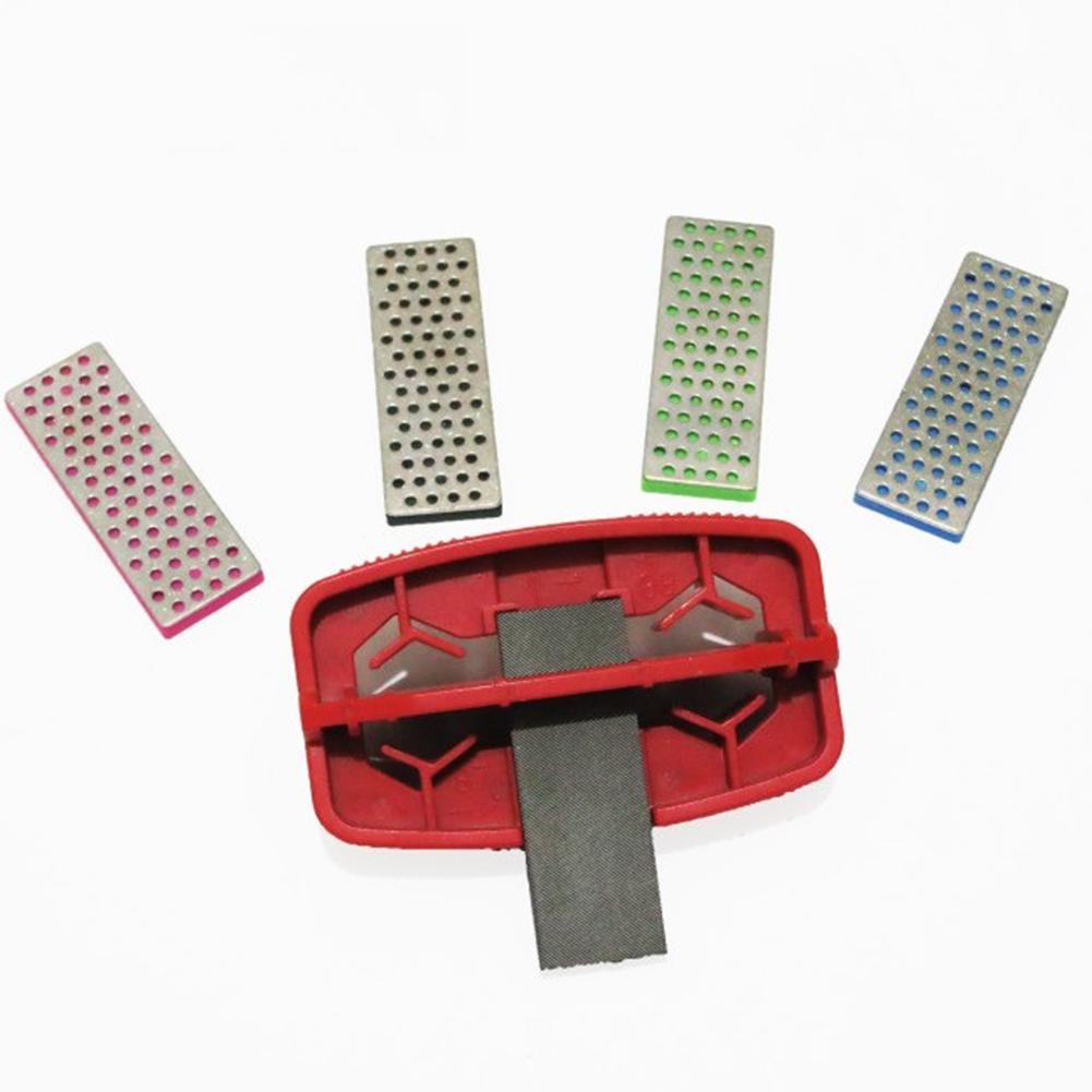 4pcs Snowboard Ski Edge Bevel Tuning/Ski Wax Kit File 240/360/500/1000 Grit /new