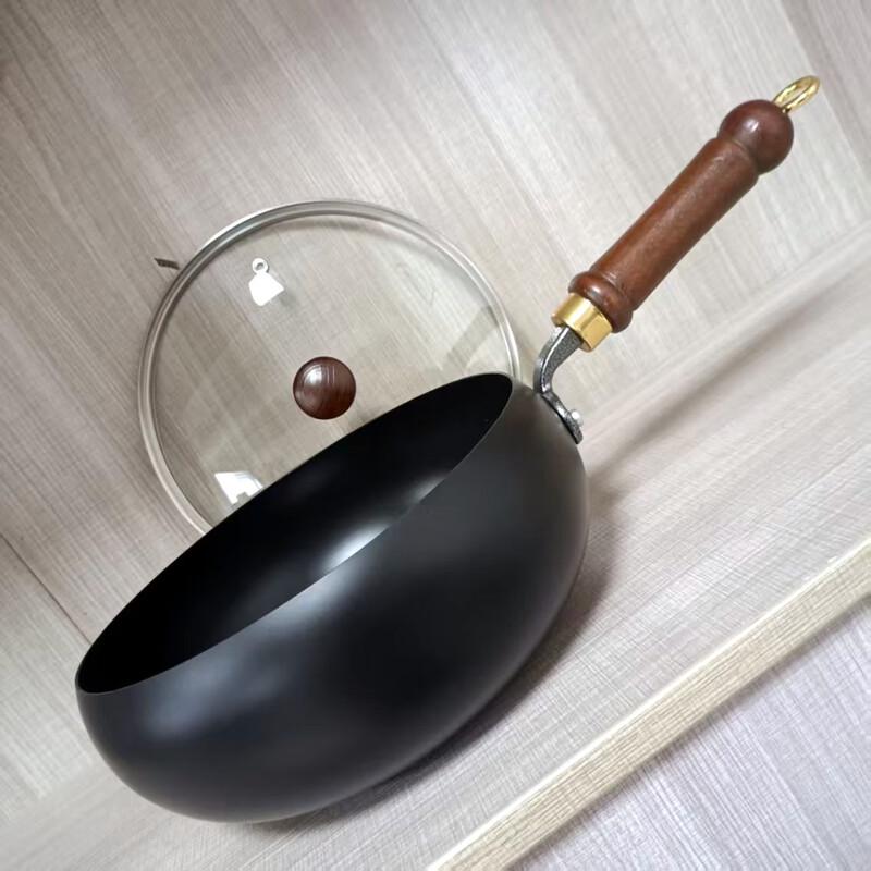 Wutuo Handmade Uncoated Iron Wok