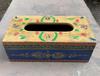 Hand Painted Wooden Tissue Box Cover | Indian Folk Art Napkin Holder | Ethnic Tabletop Decor