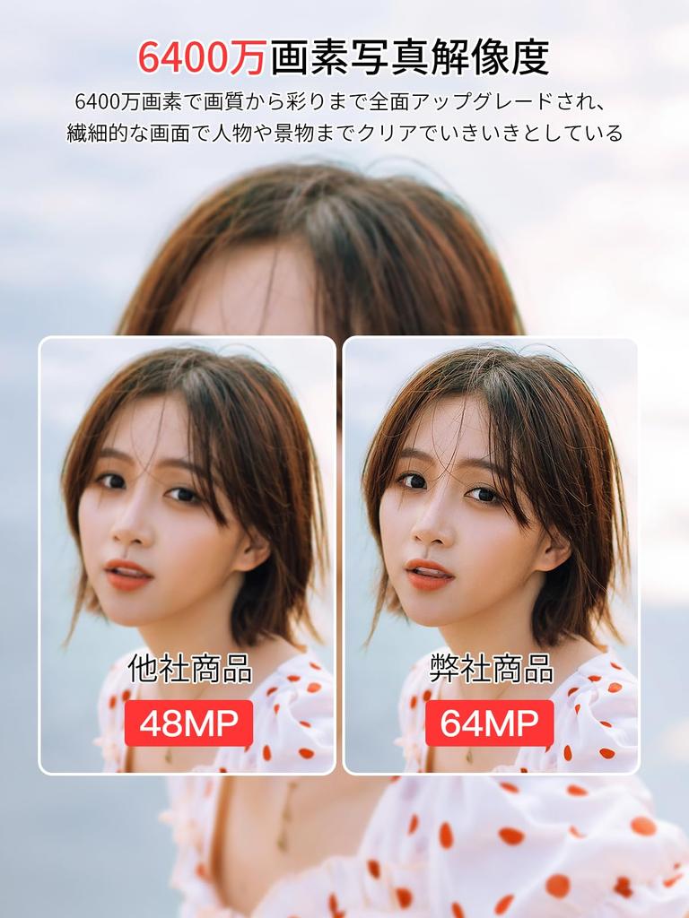 Moledro 4K Digital Camera, 64MP, 32GB Micro SD Card Included, 18x Digital Zoom, Autofocus, Webcam, LED Light, Image Stabilization, Multiple Filters,