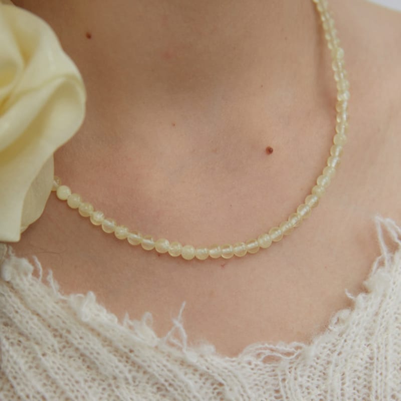 

GETMEBLING Pastel Beads Necklace GREEN(N447-GR)