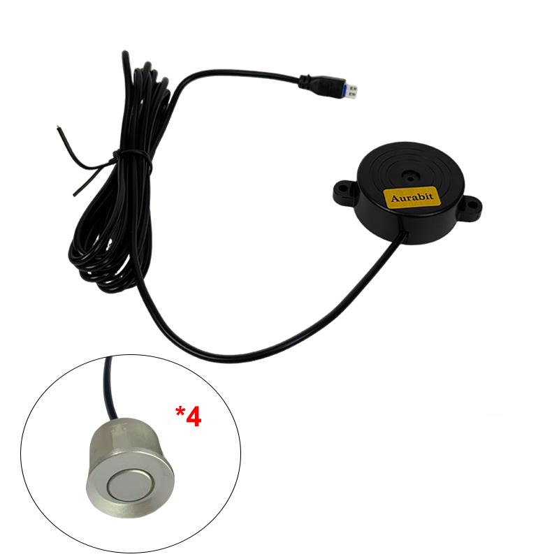 Rear Wireless Car Auto Parktronic LED Parking Sensor with 4 Reverse Backup Radar Monitor Detector System Display