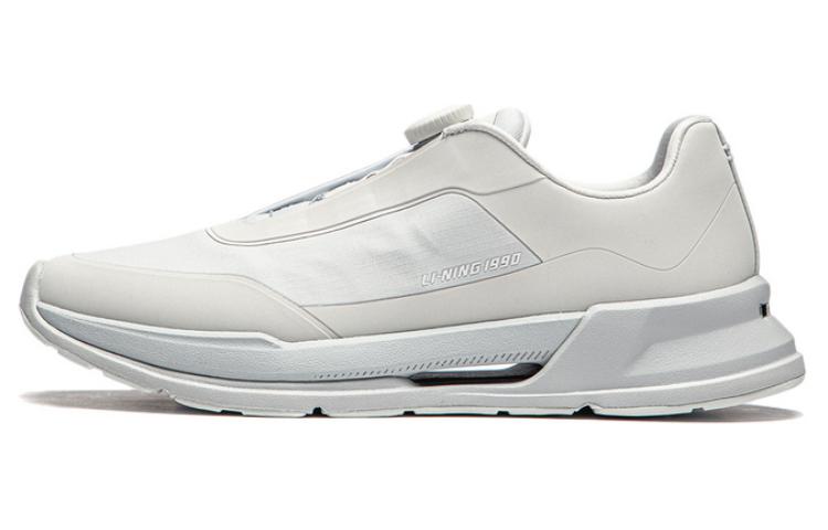 LI NING 1990 Cushioning Height Increasing Rebound Low top Casual Running Shoes Men s Light Lime ALLU005-3 41