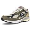 Baskets Unisexe Teddy Santis x New Balance 990v3 Fabriquées aux États-Unis Olive Gris Bleu M990TO3