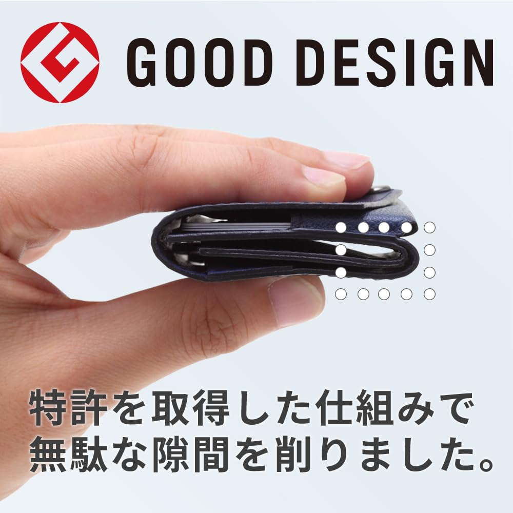 Abrasus Small Wallet for Men and Made in Genuine Dark Red Women, Japan, Leather,