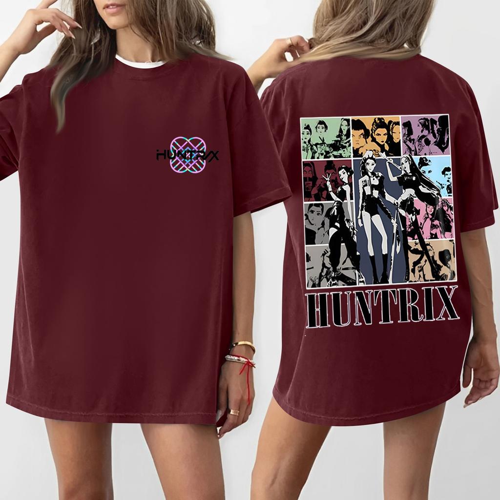 Women's Round Neck Printed Short-sleeved T-shirt Top