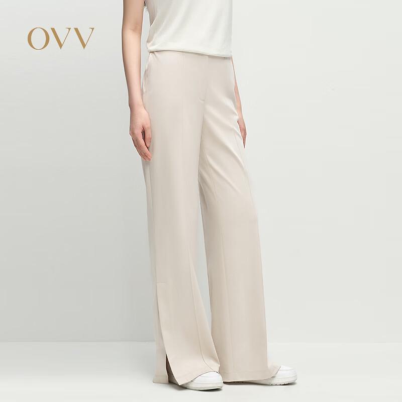 OVV Women s Premium Sport Series Cotton Slit Casual Pants M