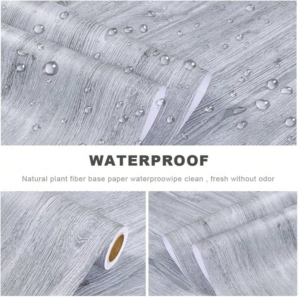 

Серый стикер под дерево для мебели обои ПВХ наклейки на стены сделай сам стены водонепроницаемая дверь кухня шкаф для одежды декор пленка 40x100CM