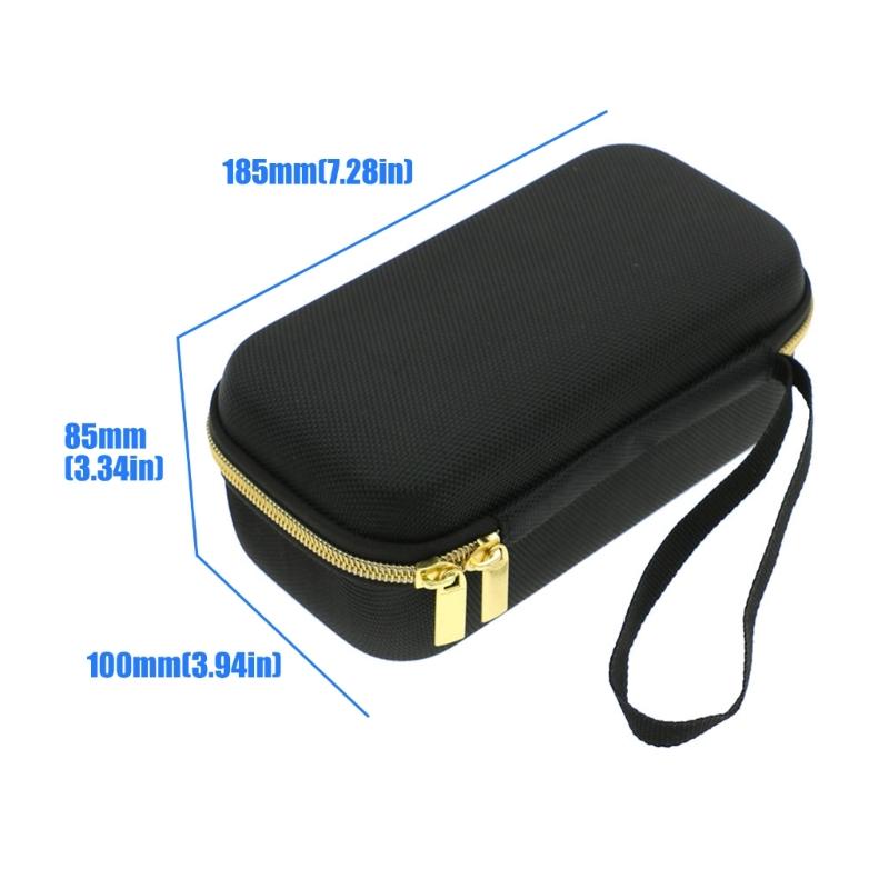 Durability EVA Carrying Case For Bluetooth-Compatible Speaker C, Hard Shell Protective Cover With Mesh Pocket, For Outdoor Use