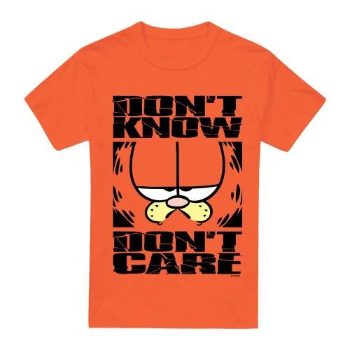 Garfield Mens Don´t Know Don´t Care T-Shirt