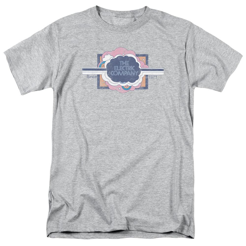 The Electric Company Since 1971 T Shirt Mens Licensed Classic TV Merch Gray XXXL