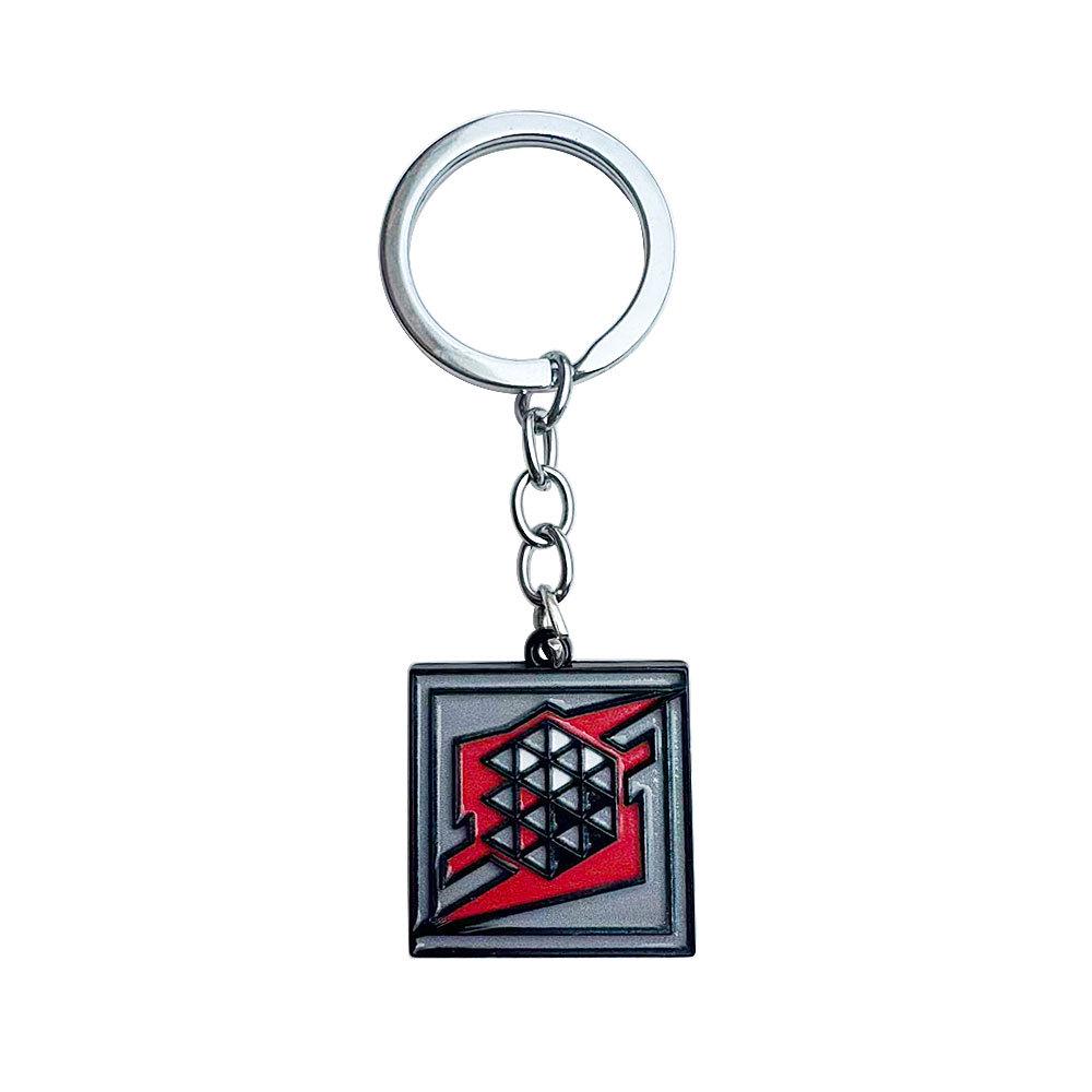 Anime Game R6 Alloy Keychain Pendant - Colorful Metal Accessory