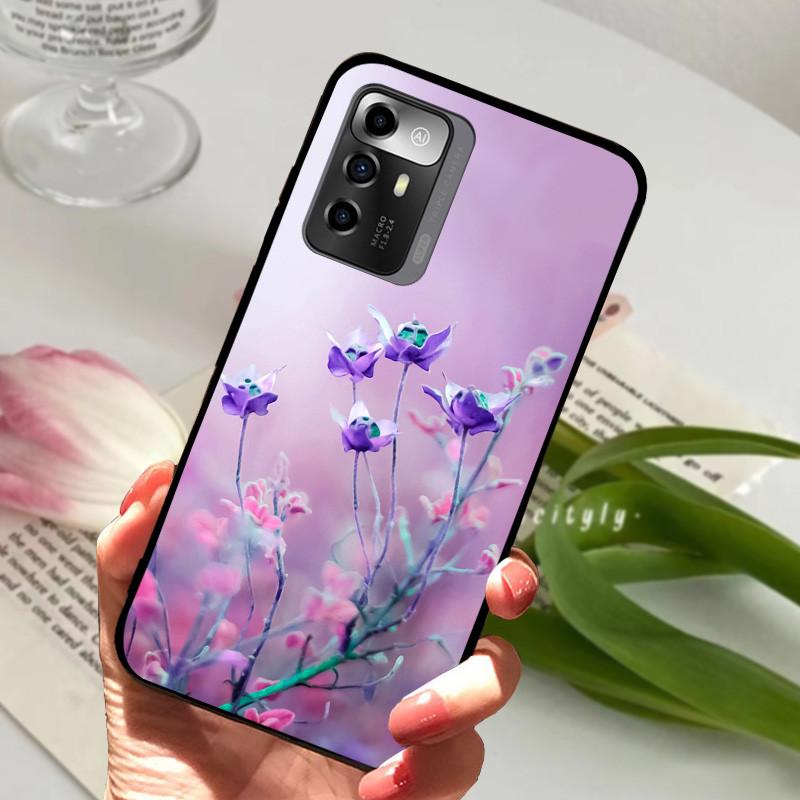 Für ZTE Blade A72 / A 72 5G / A52 Hülle Schwarzes Silikon Weiches TPU Funda Abdeckung für ZTE Blade A72 5G BladeA72 Bumper Schutzhülle Fundas