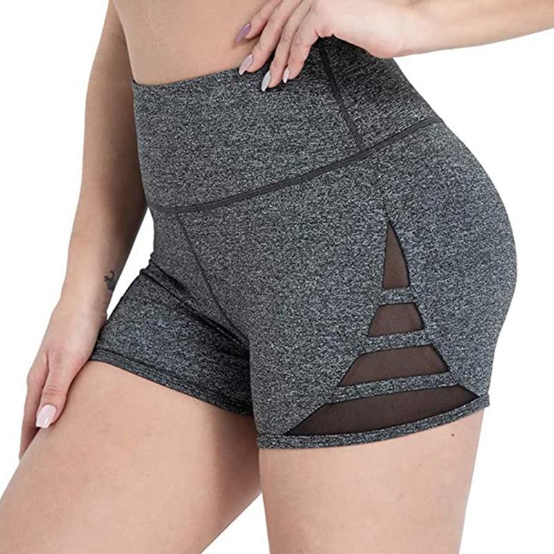 

Летние женские тонкие трехточечные защитные брюки с высокой талией, эластичные шорты для йоги, спортивные шорты для бега и тренировок