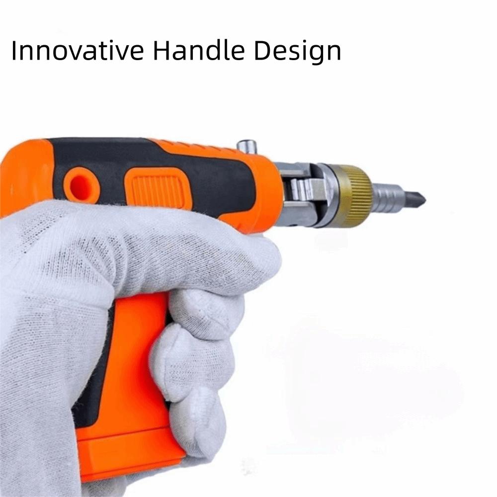 Multiple Bits Ratchet Screwdriver Set Ratchet Mechanism Smooth Rotation Multifunctional Screwdriver Replaceable Bits