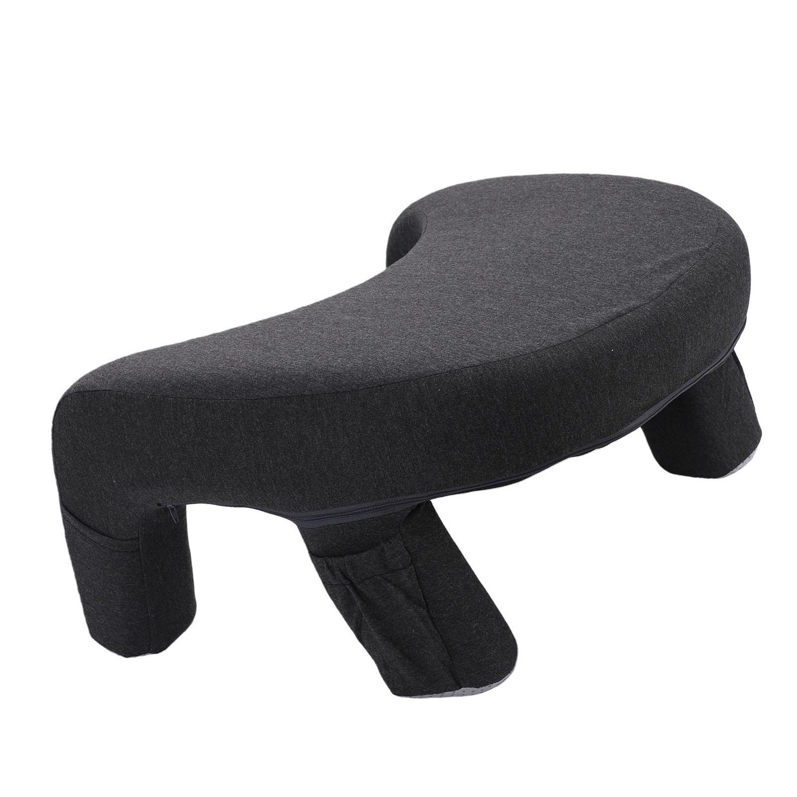 Lap Desk Pillow Ergonomic   Lap Reading Pillow with Detachable Washable Cover for Sofa Bed