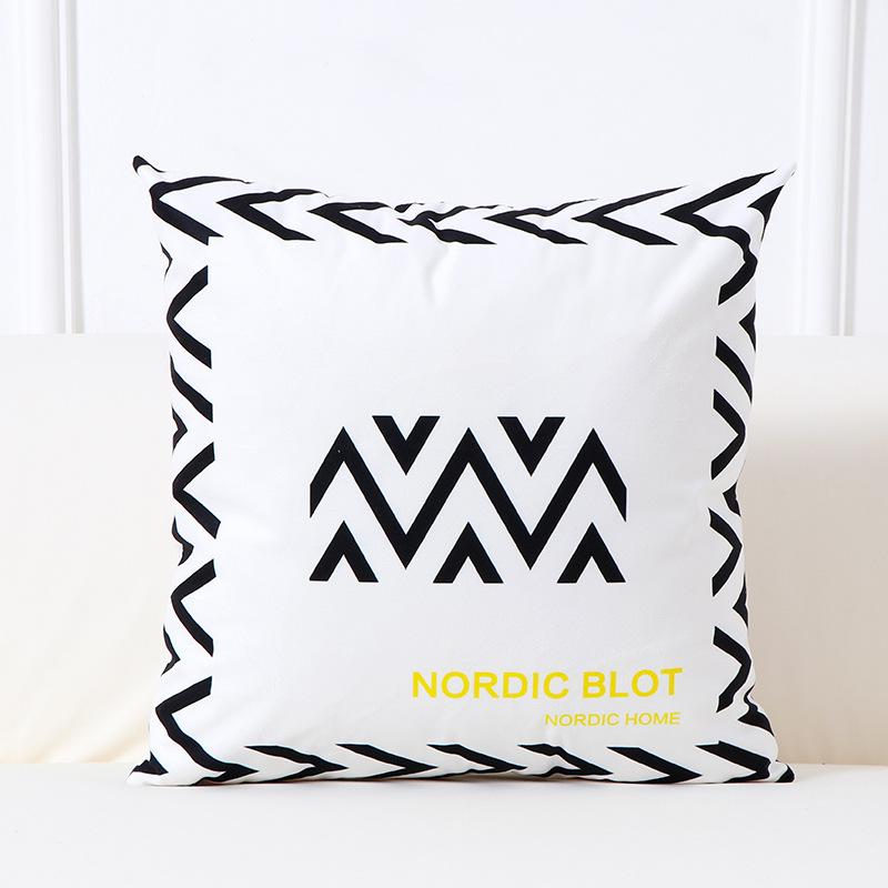 Pillow Cushion Office Waist Cushion Living Room Chair Sofa Waist Cushion Nordic Ins Style Simple and Modern