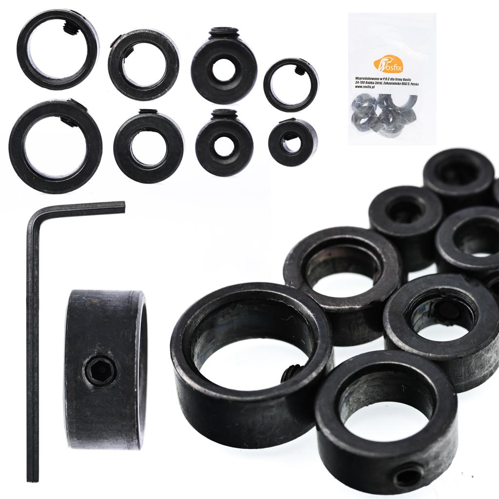 Rosfix Drill Stops 3-16mm 8pcs + Key