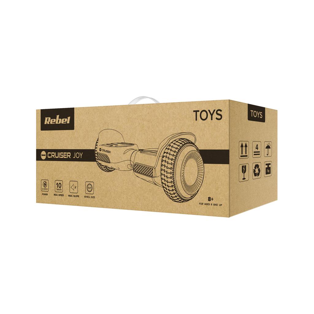 Rebel 6.5" LED Hoverboard Elektrický Skateboard pro Děti i Dospělé