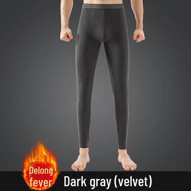 Pánské úzké teplé legíny z německého sametu s vnitřní vrstvou Plus Velvet - podzimní/zimní kolekce