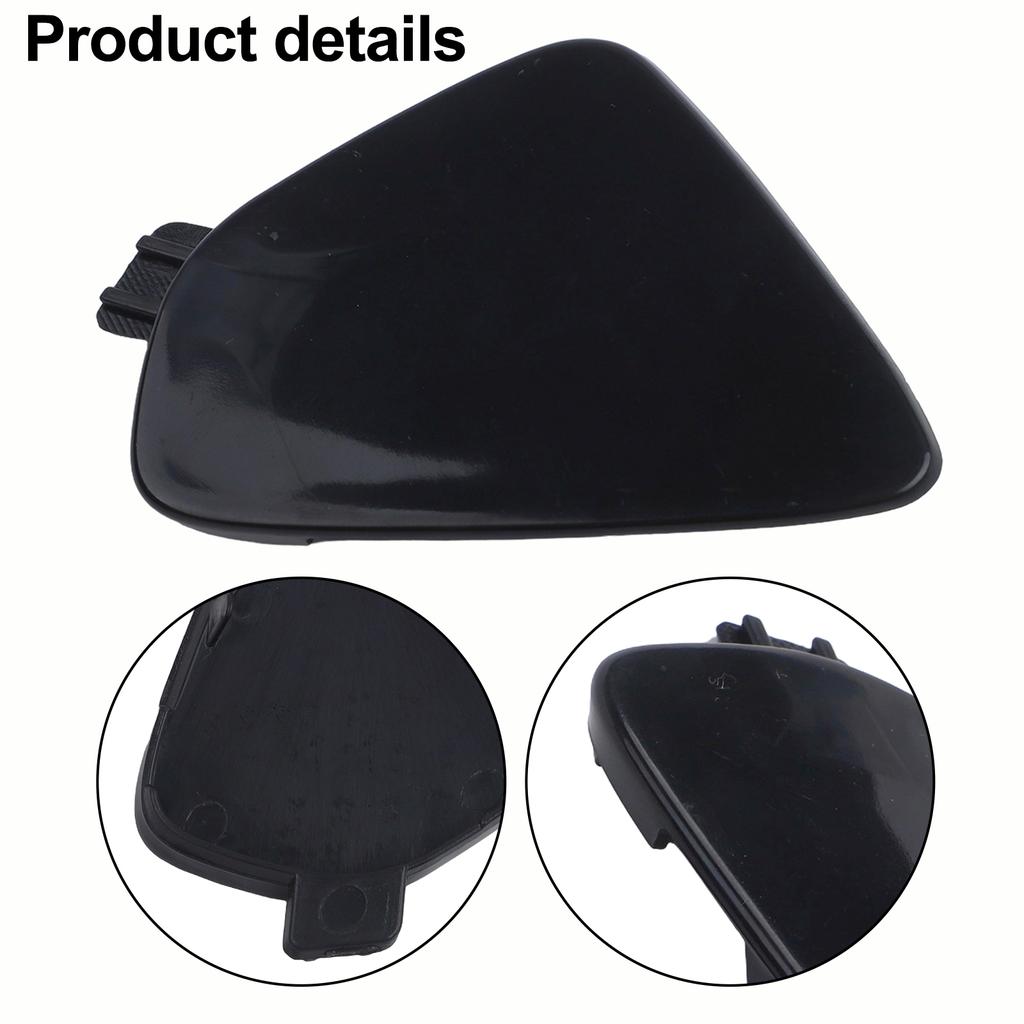 Black Plastic Front Tow Hook Eye Cap Replacement Part for Volvo XC60 Model