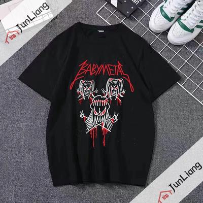 Babymetal Metal Galaxy Japan Death Metal Band T Shirt Unisex Hip-hop Rock Band Casual Short Sleeve Y2kTees Tops Aesthetic