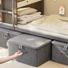 1/2PCS Large Capacity Clothes Storage Box Set with Zipper Folding Quilts And Underwear Organizer Wardrobe Storage Bags