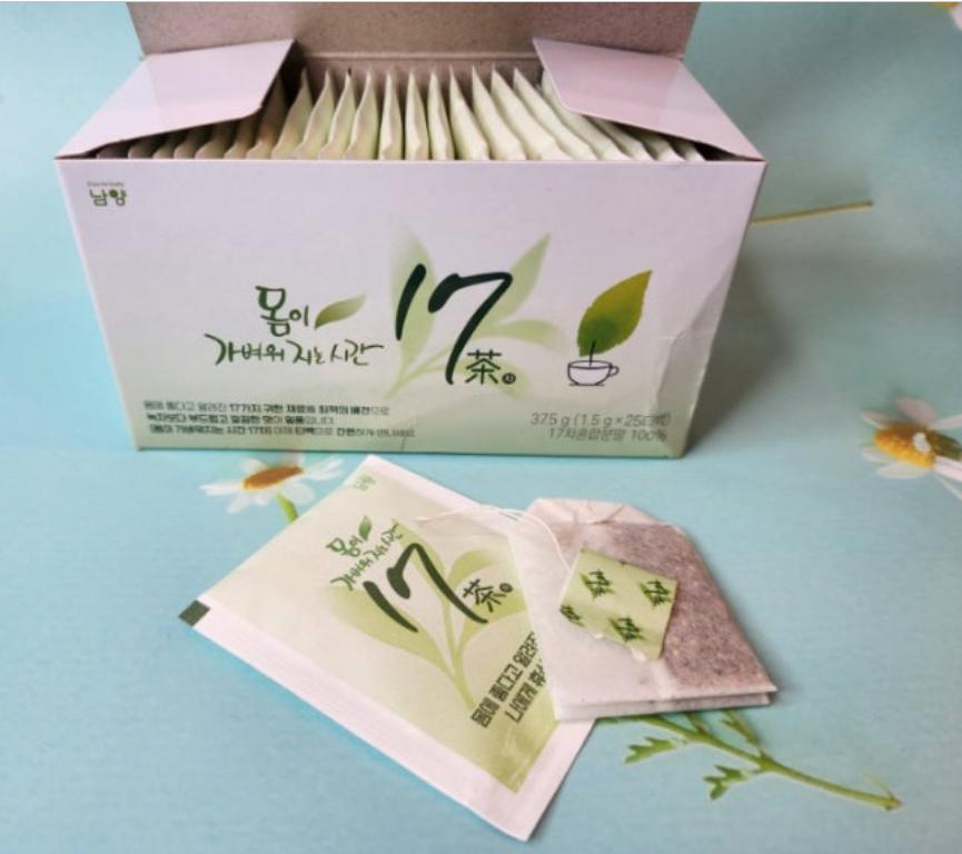 17Cha Koreańska Herbata Ziołowa na Trawienie i Dobre Samopoczucie