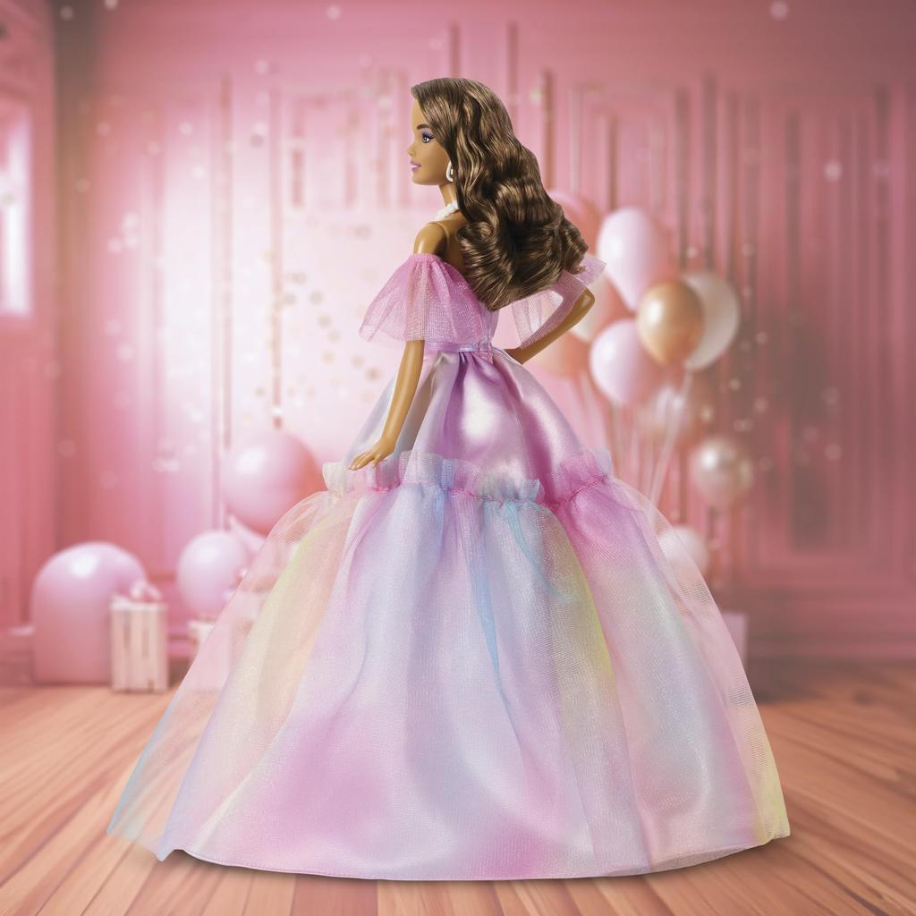 Barbie Birthday Wishes Latina Signature Doll House for Pretend Ages 6 and JJX78 Dress-Up Play, Up, Pink,