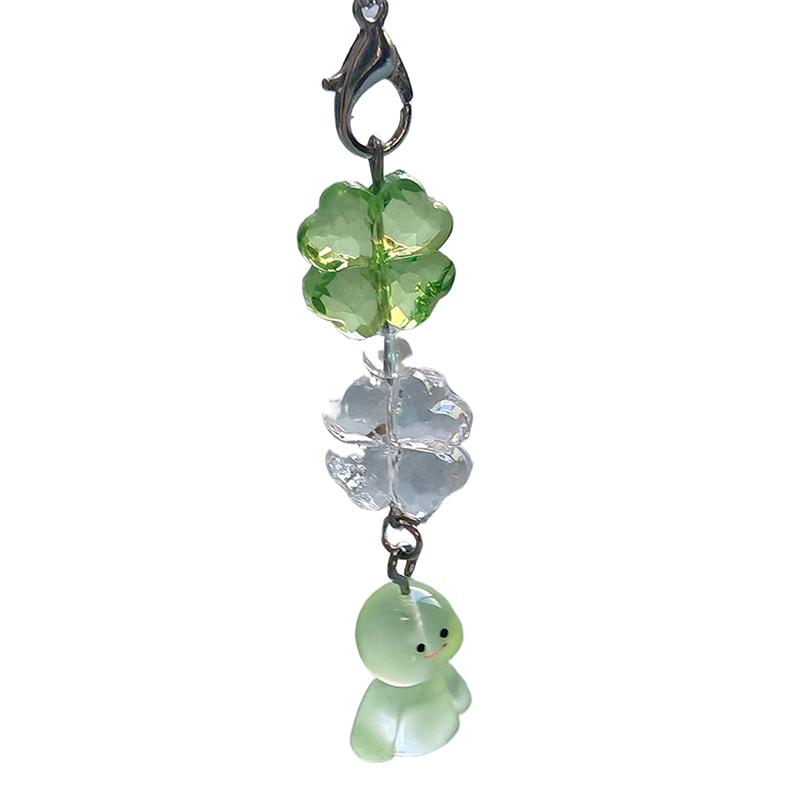 Niedliche Sunny Day Puppen Handy-Anhänger Anhänger Kawaii Glücksklee Schlüsselanhänger Handykette Exquisites Taschen-Dekorationszubehör Geschenk