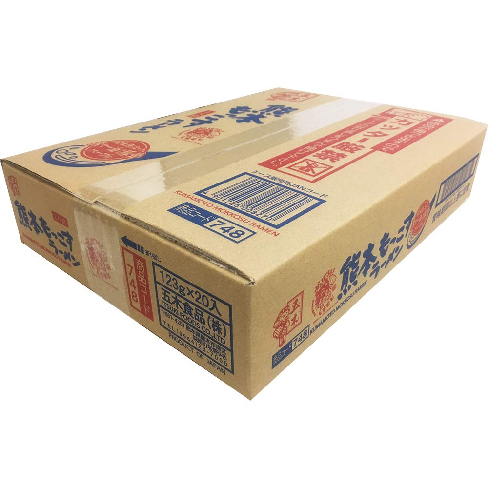 Itsuki Foods Kumamoto Mokkosu Ramen 123g x 20 bags