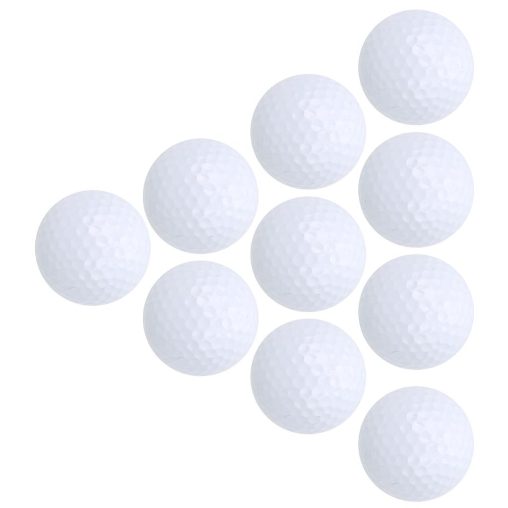 10Pcs Double Layer Golf Practice Balls Soft Putting Training Balls Golf Accessory