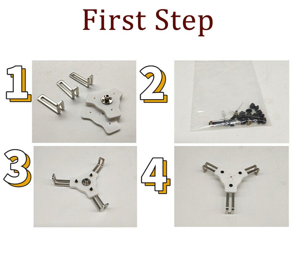 12V Veterný generátor s vertikálnou osou 3 lopatky biely výukový model permanentný magnet veterný mlyn nabíjací kit