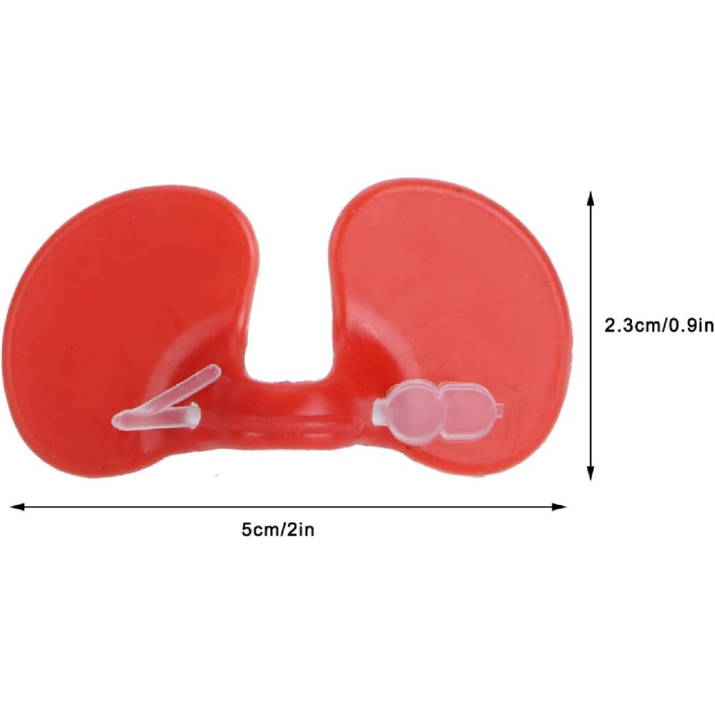 500Pcs Chicken Eye Glasses, Reusable Chicken Blinders Non-Pecking Eye Glasses Tool Pheasants Poultry Blinders Spectacles for Poultry Necessary,