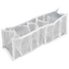 Underwear Storage Box Breathable Foldable Multiple Cells Drawer Organizer for Bras Socks7 Cells