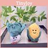 Vegetable Whimsical Plush Keychain Broccoli Corn Garlic Onion Charming Toy Soft