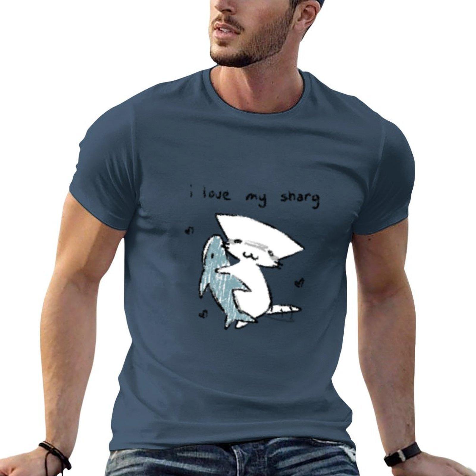 Blahaj Tshirt Graphic Print Short Sleeve Tshirt S