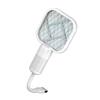 Mini USB Electric Fly Swatter 3000V Portable Travel Lightweight Indoor Outdoor Gnats Trap UV Lamp Automatic Fly Zapper Racket