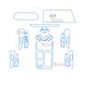 For -24 Changan NEVO Q05 Car Interior Protector Film Sticker Center Control Screen TPU Transparent Film